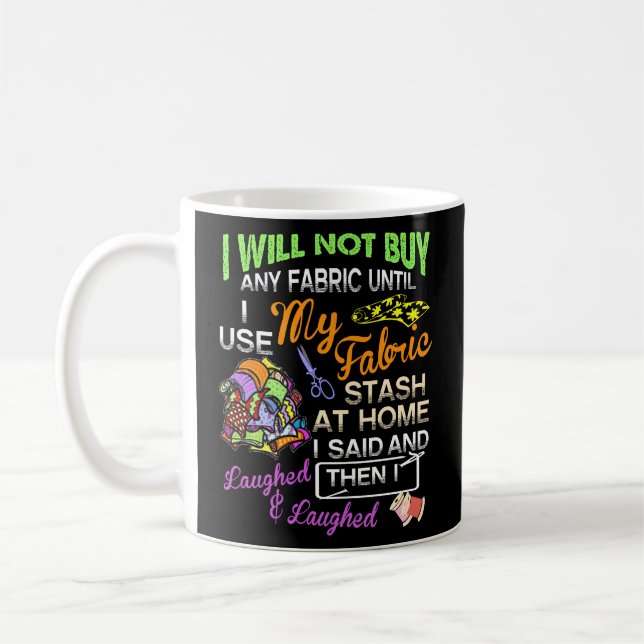 Mug Vêtements de couchage amusant Coudre cadeaux amour (Gauche)