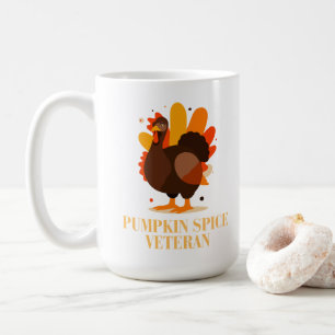 Mug Vétéran de la citrouille d'Action de grâce Spice