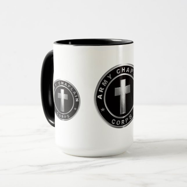 Mug Vétéran de l'armée du corps aumônier   (Devant gauche)