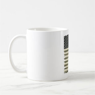 Mug Vétéran Mari Papa Protecteur Héros Chemise Drapeau
