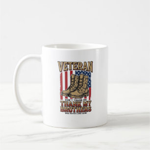 Mug Vétéran Merci à Mes Frères Chemise Militaire Vinta