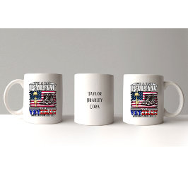 Mug Vétéran Papa Papaw Rien N'A Peur Moi Personnalisab