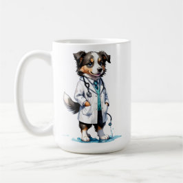 Mug Vétérinaire du chien de dessin