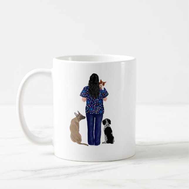 Mug Vétérinaire ou vétérinaire au bureau (Gauche)