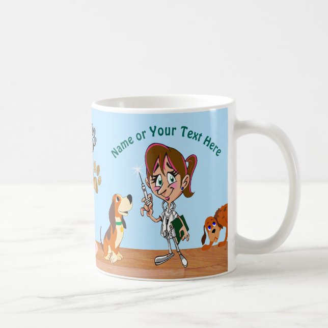 Mug vétérinaire personnalisé pour vétérinaire (Droite)