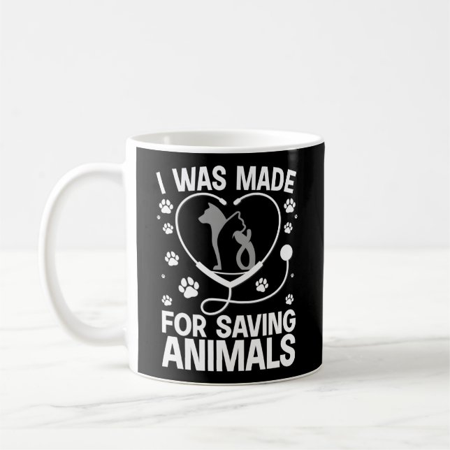 Mug Vétérinaire Pour Vétérinaire Technicien Vétérinair (Gauche)
