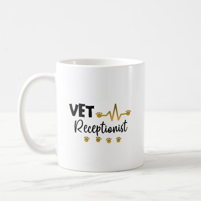 Mug Vétérinaire vétérinaire réceptionniste Animal vété (Gauche)