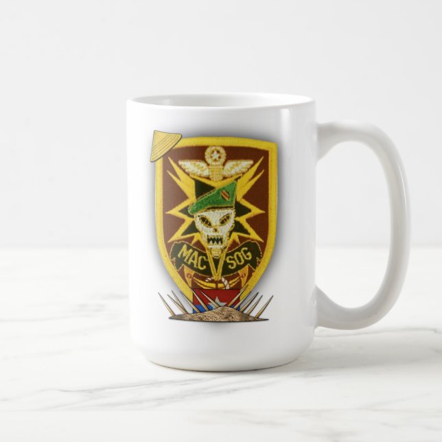 Mug Vétérinaires de vétérans de la guerre LRRPS de (Droite)