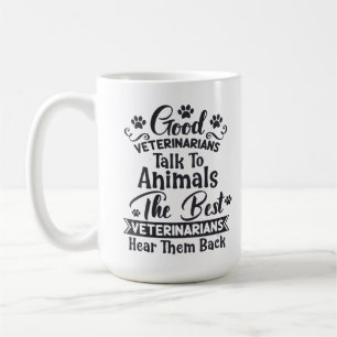 Mug Vétérinaires drôles et gentils parlent aux animaux