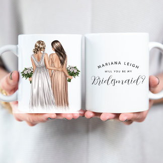 Mug Veux-tu être ma demoiselle d'honneur? Girls In Gow
