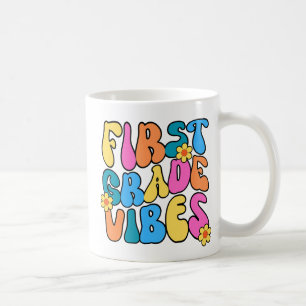 Mug Vibes colorées de première année - Retour à l'écol