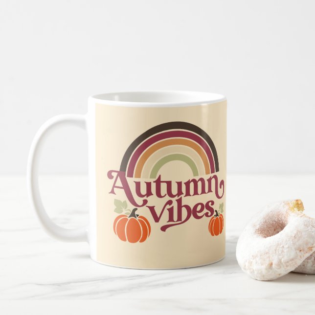 Mug Vibes d'automne (Avec donut)