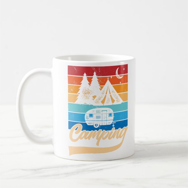Mug Vibes de camping rétro (Gauche)