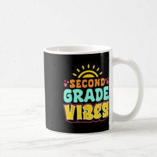 Mug Vibes de deuxième année Enseignant Élève 2e année