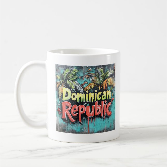 Mug Vibes de graffitis en République Dominicaine : Isl (Gauche)