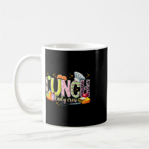 Mug Vibes de l'équipe de la cafétéria fière Dame du dé