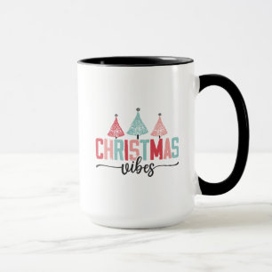 Mug Vibes de Noël - Festive Tree Design