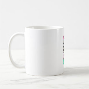 Mug Vibes de Pâques Groovy Lapin Jour de Pâques Visage