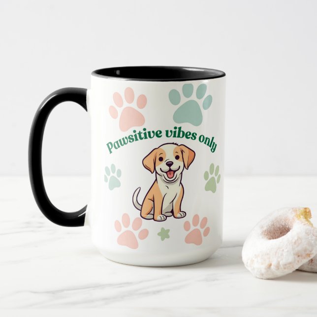 Mug Vibes de Pawsitive uniquement (Avec donut)