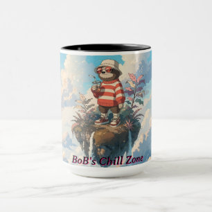 Mug Vibes de vacances tropicales rétro Chill Sloth