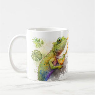 Mug Vibes d'été Aquarelle Chameleon Cocktail -