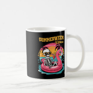 Mug Vibes d'été de l'Halloween squelette Vacances d'ét