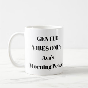 Mug Vibes Douces Uniquement Soin Mentale Esthétique Mu