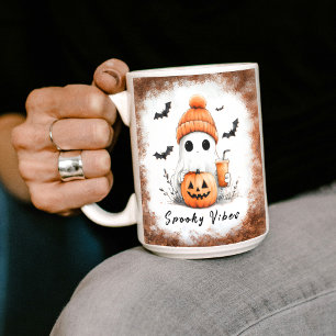 Mug Vibes Éffrayantes d'épices citrouilles personnalis