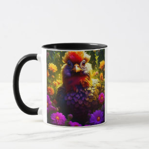 Mug Vibes Éggérantes !   Jolie peinture colorée de pou