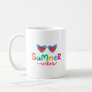 Mug Vibes Et Lunettes De Soleil Été