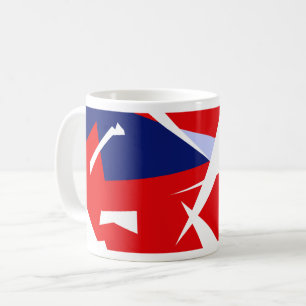 Mug Vibes positives Bleu rouge blanc