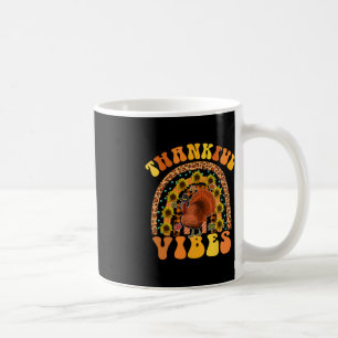 Mug VIBES REMERCIEUSES Rainbow Turkey Fall Retro Super