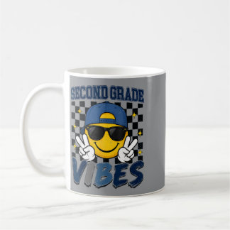 Mug Vibes rétro de 2e année Retour à l'école 2e année