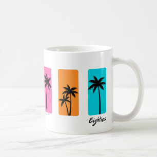 Mug Vibes Vintages de palmiers à l'été 1980