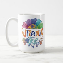 Mug Vibrant arc-en-ciel à la main : J'ai besoin de la