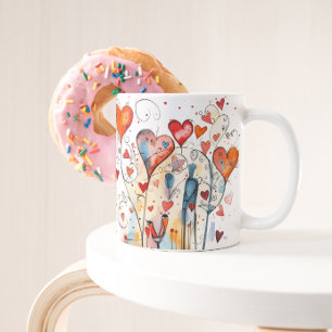 Mug Vibrant et coloré Nom personnalisé