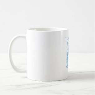 Mug Vibration bleue Abstraite