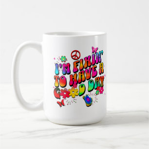 Mug Vibrations Positives Colorées Motivation pour Elle