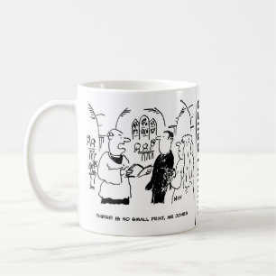 Mug Vicar dit qu'il n'y a pas de petit dessin