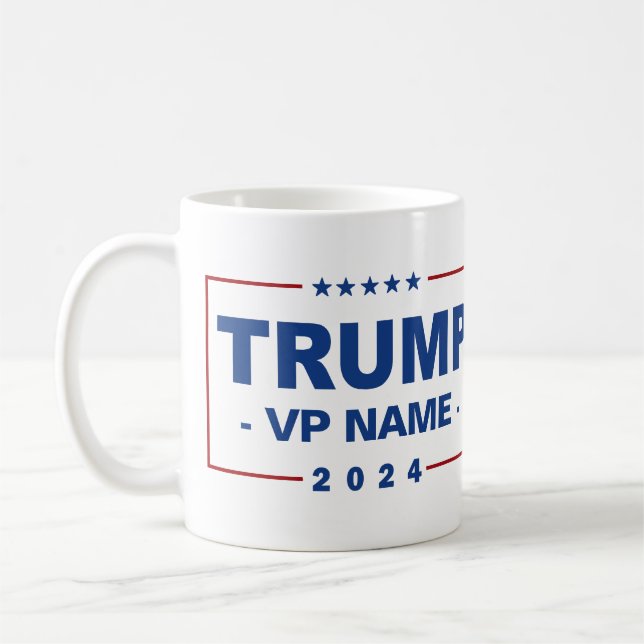Mug Vice-président Trump 2024 sur mesure (Gauche)
