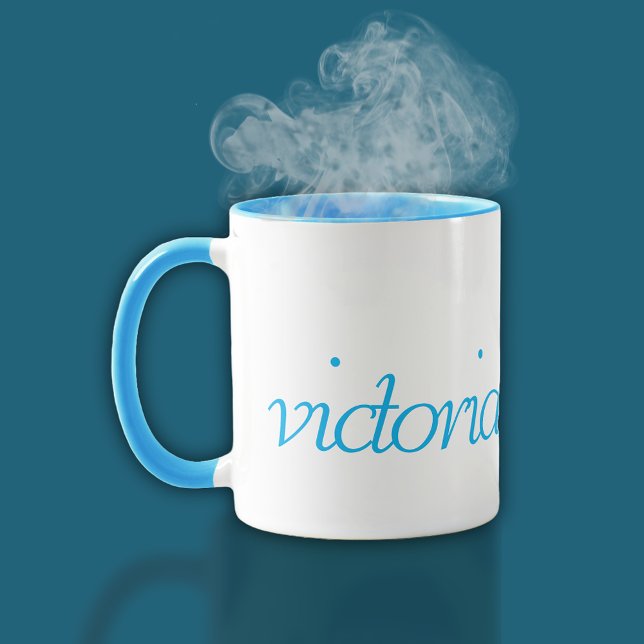 Mug Victoria bleu (Créateur téléchargé)