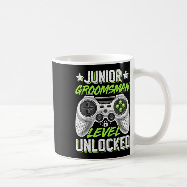 Mug Vidéo de jeu de niveau Gamer Junior Garçon d'honne (Droite)