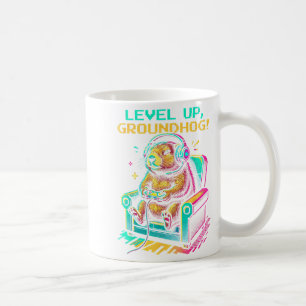 Mug Vidéo drôle de graphisme de marmotte pour hommes g