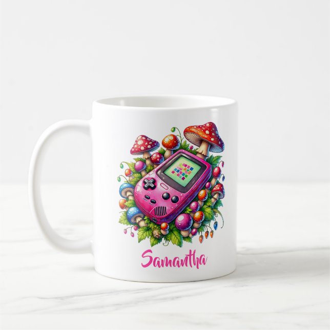 Mug Video game display console mushrooms (Gauche)