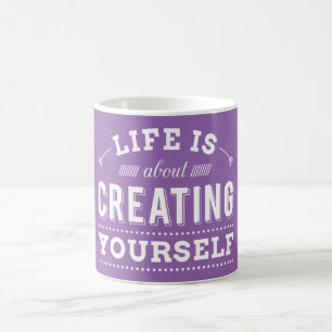 Mug Vie, Attitude, Succès, Bonheur Motivation