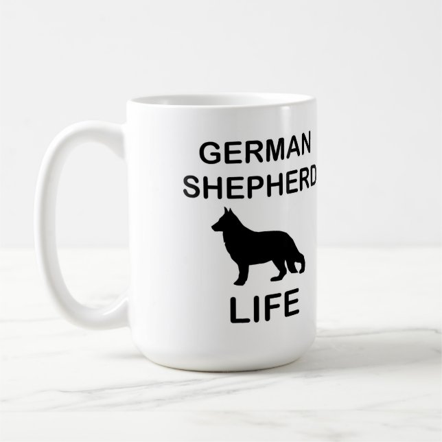 Mug vie de berger allemand (Gauche)