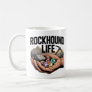 Mug Vie de chercheur de pierres Vie de chasseur de pie