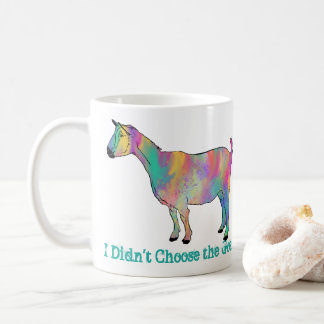 Mug Vie de chèvre Paint Splash Funny Chèvre Art animal