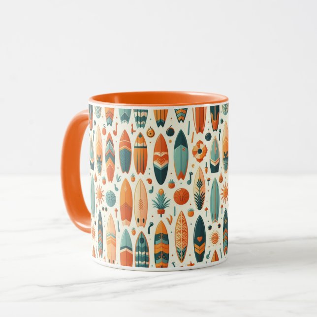 Mug Vie de surf (sans nom) (Devant gauche)