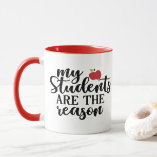Mug #vie d'enseignant Mes Étudiants Sont Le Motif De